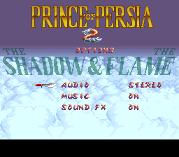 Prince of Persia screenshot 4 for Super Nintendo